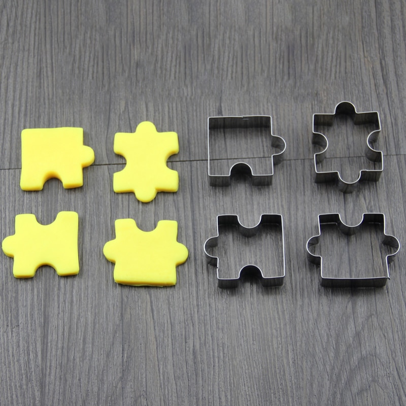 Puzzle Cookie Cutters Set (4pcs)