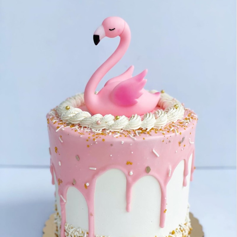 Flamingo Cake Topper Cake Decor