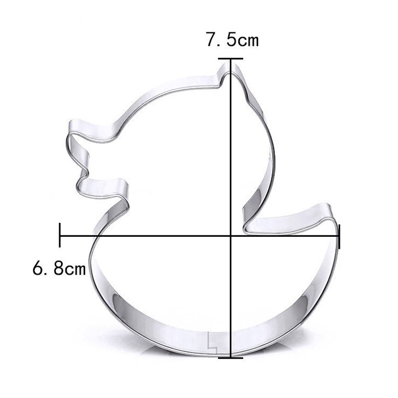 Duck Cookie Cutter Stainless Mold