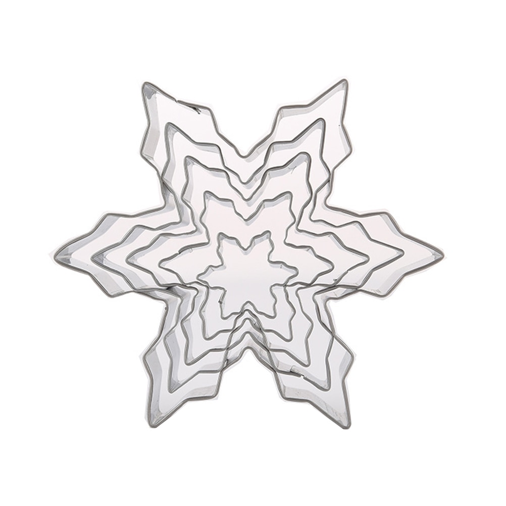 Snowflake Cookie Cutters 5-Piece Set