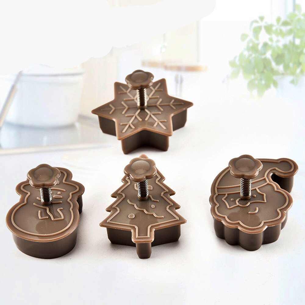 Holiday Cookie Cutters 4-Piece Set