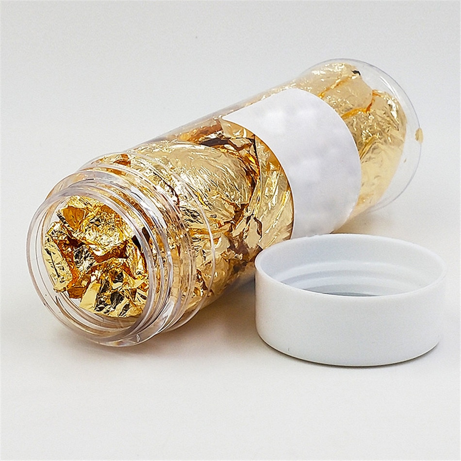 Edible Gold Flakes 24K Gold Cake Decoration