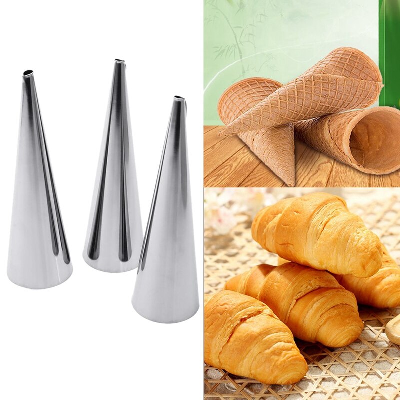 Cream Horn Molds Stainless Cones (12pcs)