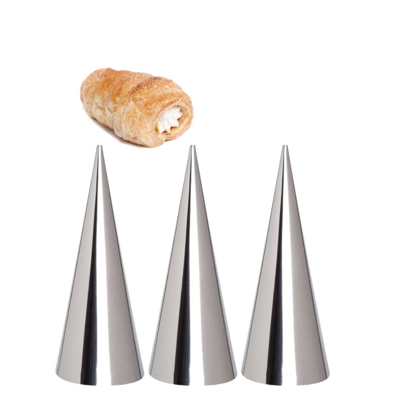 Cream Horn Molds Stainless Cones (12pcs)