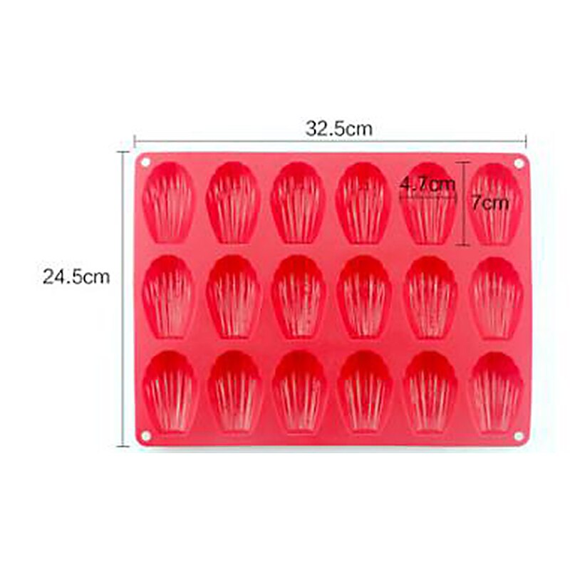 Madeleine Mold 18-Slot Silicone Mold