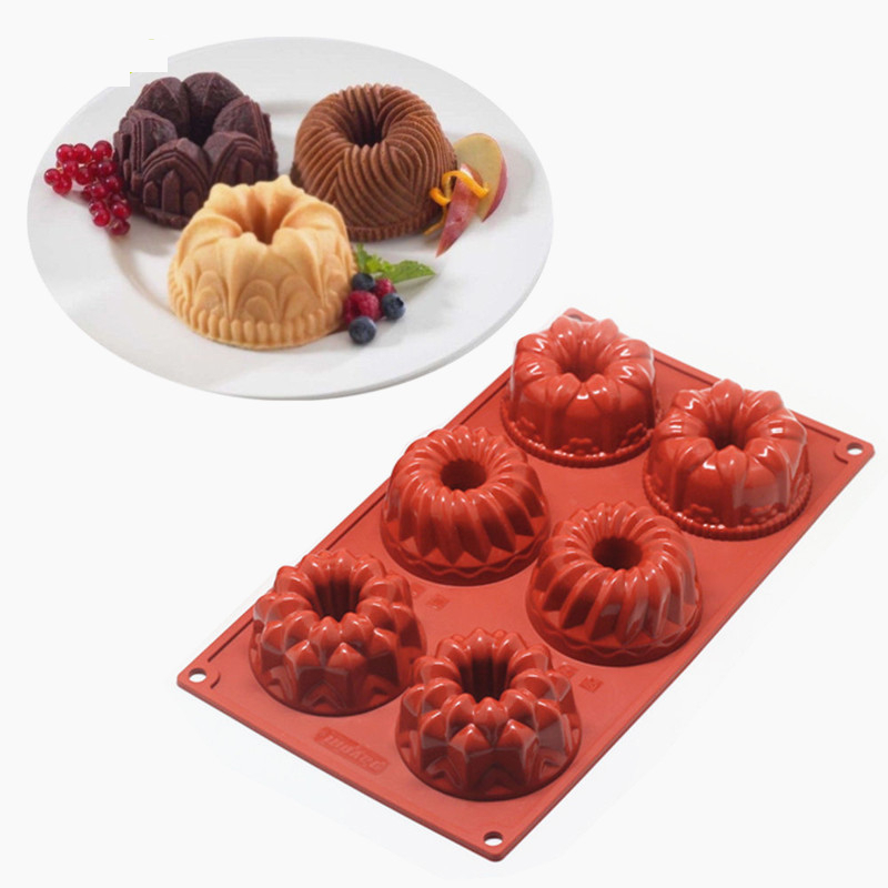 Mini Bundt Pan Silicone Molder