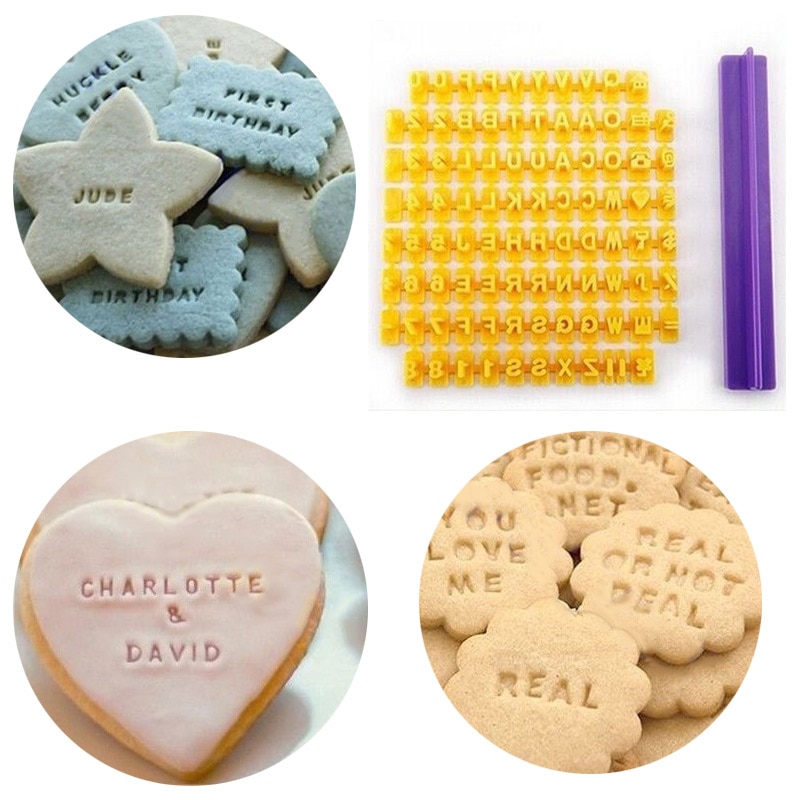 Cookie Letter Stamp Embossing Tool