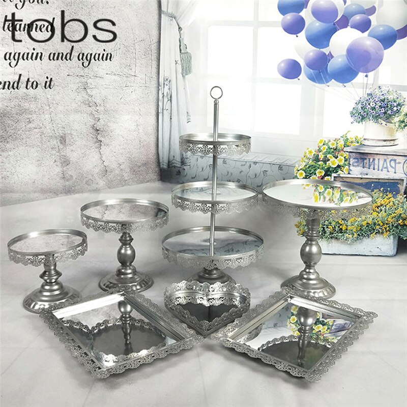 Wedding Cake Stand 7PC Set