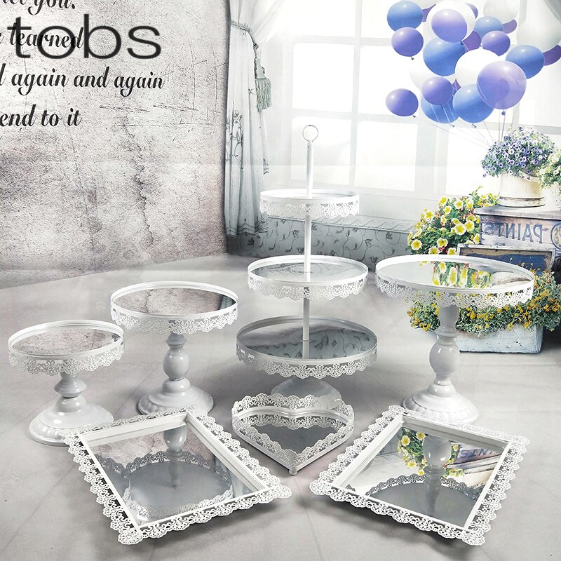 Wedding Cake Stand 7PC Set