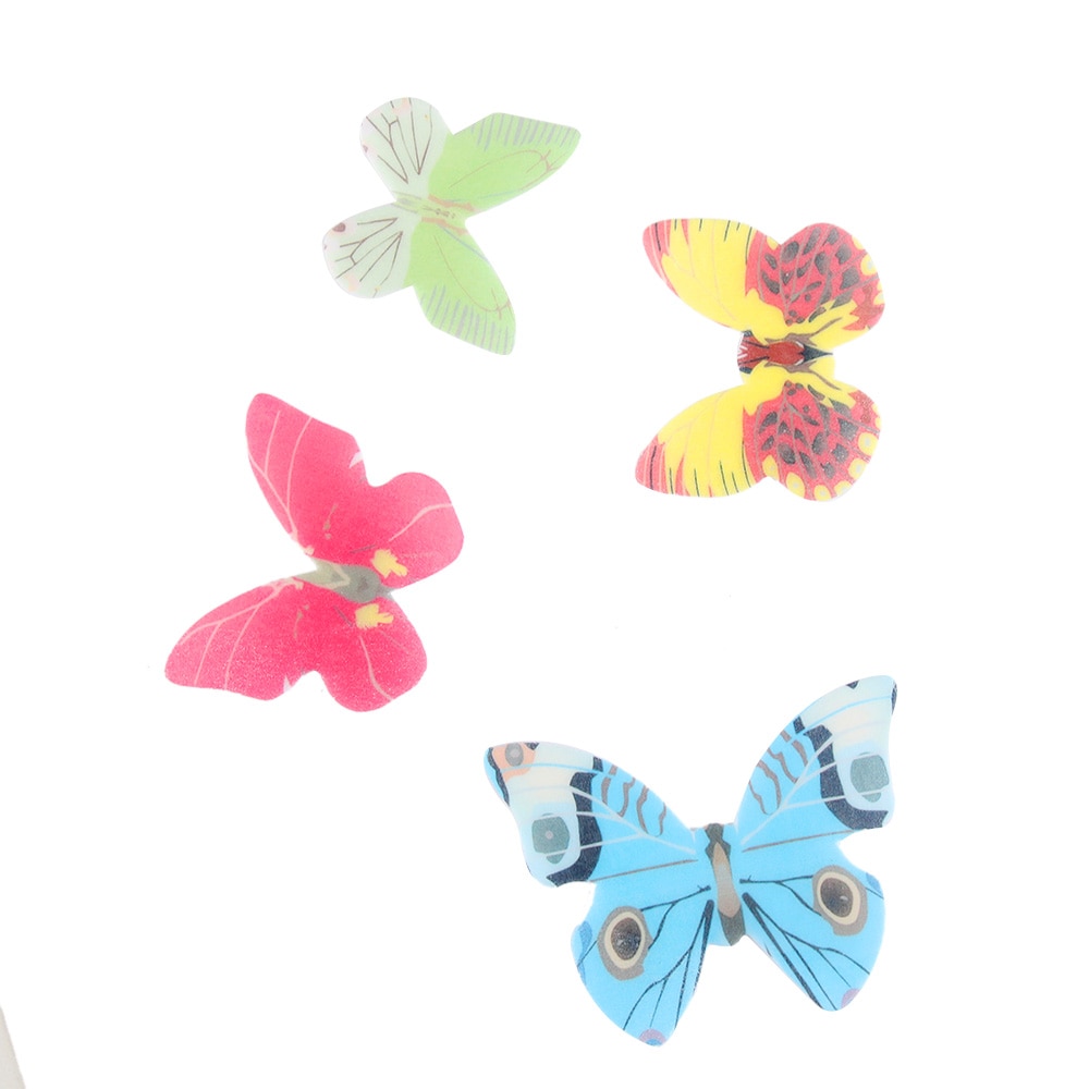 Edible Cake Toppers Mixed Butterflies (42 pcs)