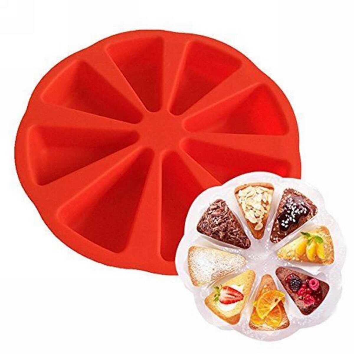 Silicone Baking Tray Cake Slice Mold