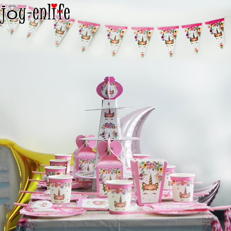 Party Supplies Unicorn Theme Set