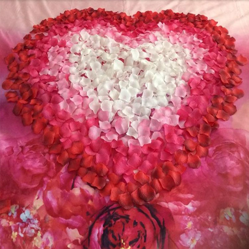 1000pcs Fake Rose Petals Artificial Flowers