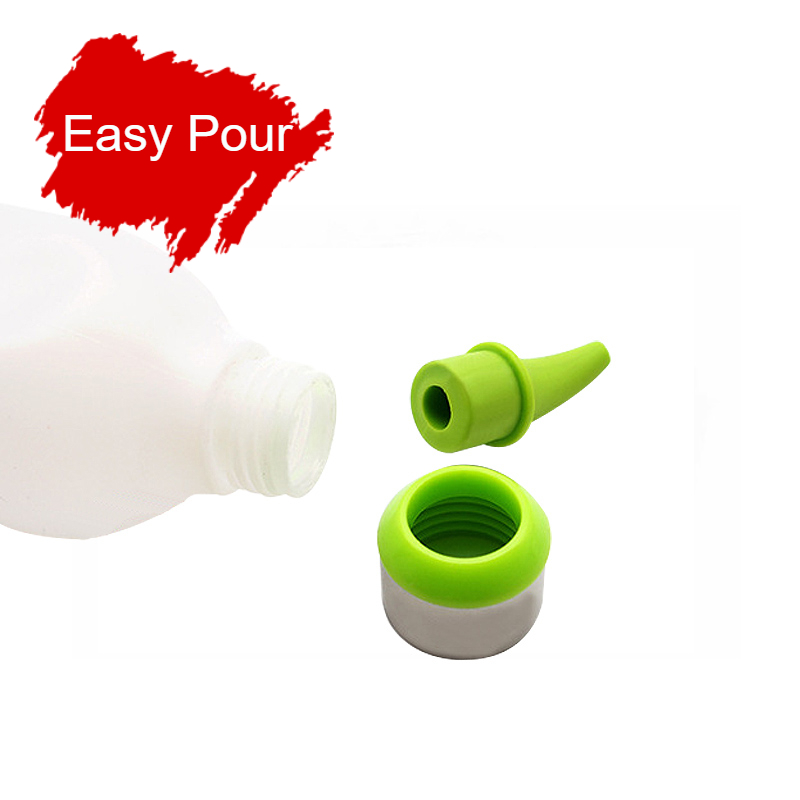 Universal Reusable Plastic Bottle With Nozzle Squeeze Bottle