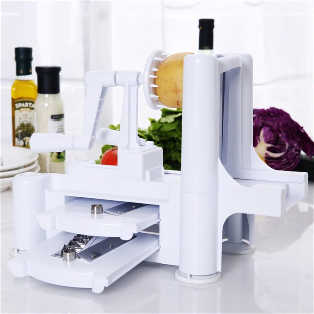 3 in 1 Tri-Blade Vegetable Slicer &#038; Spiralizer