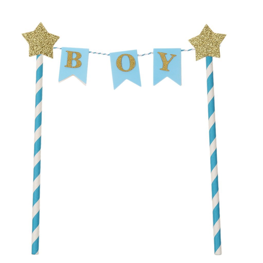 Universal Cake Topper-Banner Flag