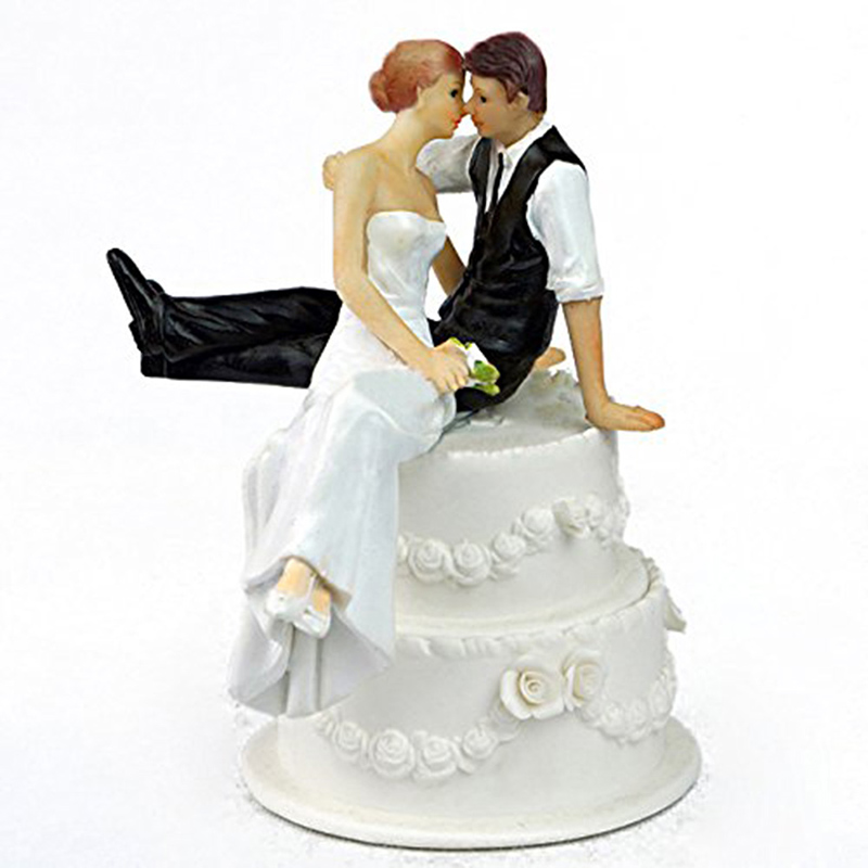 Wedding Cake Toppers-Bride & Groom Figurine