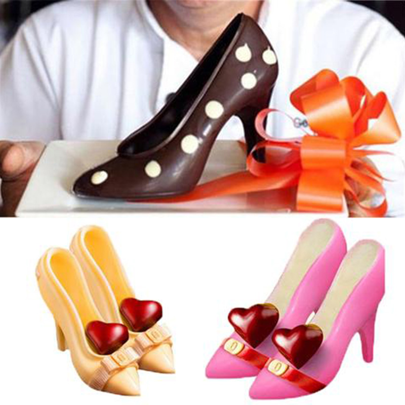 3D High Heel Chocolate Shoe Mold