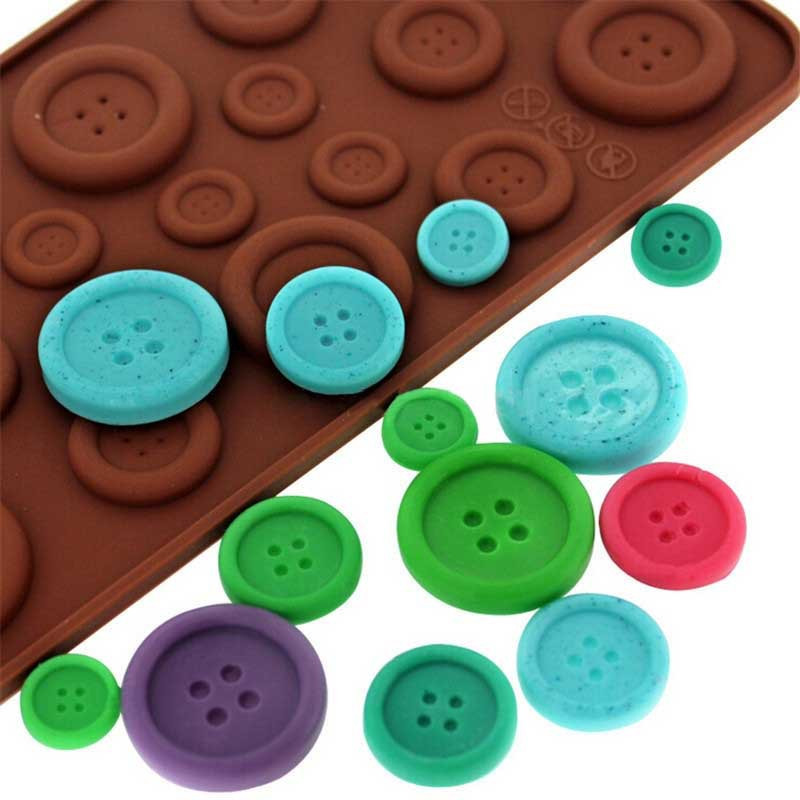 Universal Silicone Chocolate Button Shaped Mold