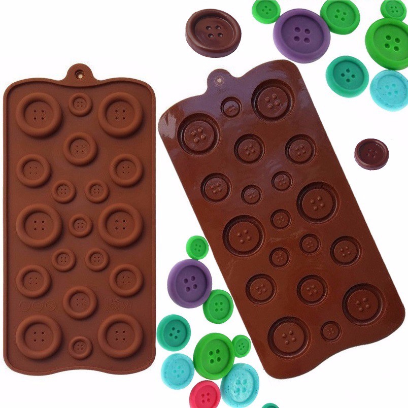 Universal Silicone Chocolate Button Shaped Mold