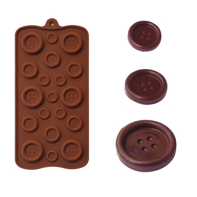 Universal Silicone Chocolate Button Shaped Mold