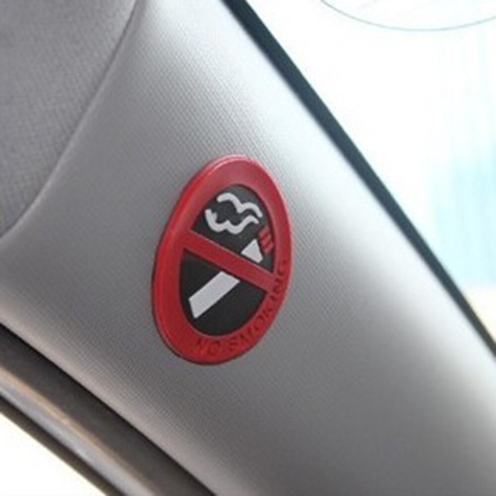Rubber No Smoking Sticker for Car