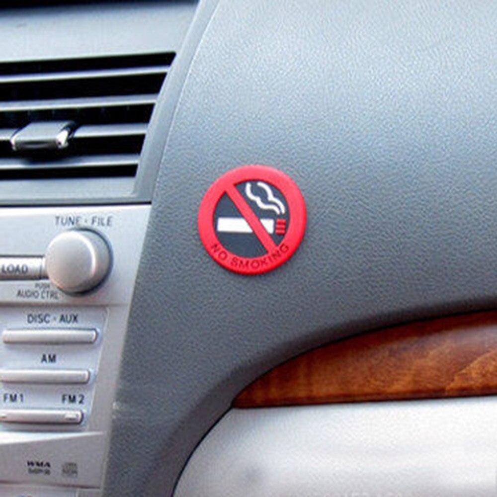 Rubber No Smoking Sticker for Car