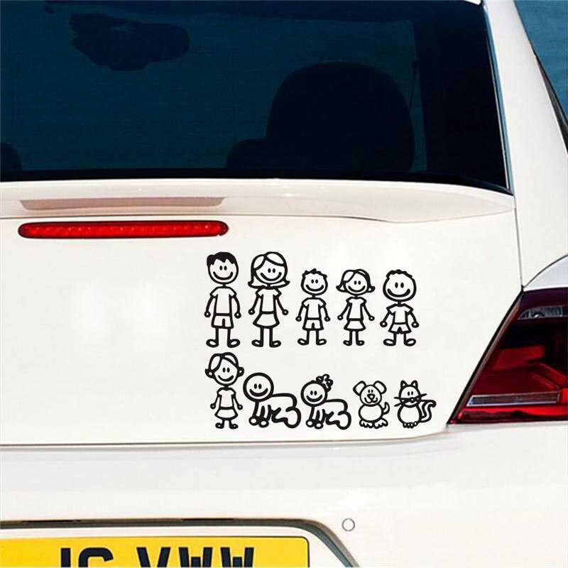 Family Car Decal Waterproof Sticker