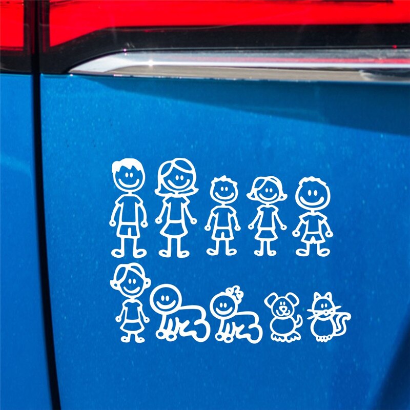 Family Car Decal Waterproof Sticker