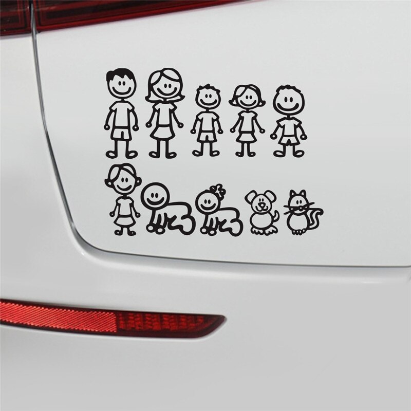 Family Car Decal Waterproof Sticker