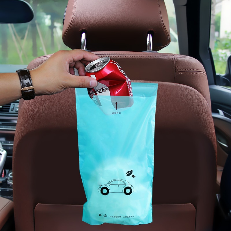 Car Garbage Bags with Self-Adhesive Flip (50 PCS)