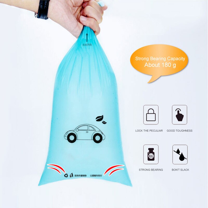 Car Garbage Bags with Self-Adhesive Flip (50 PCS)