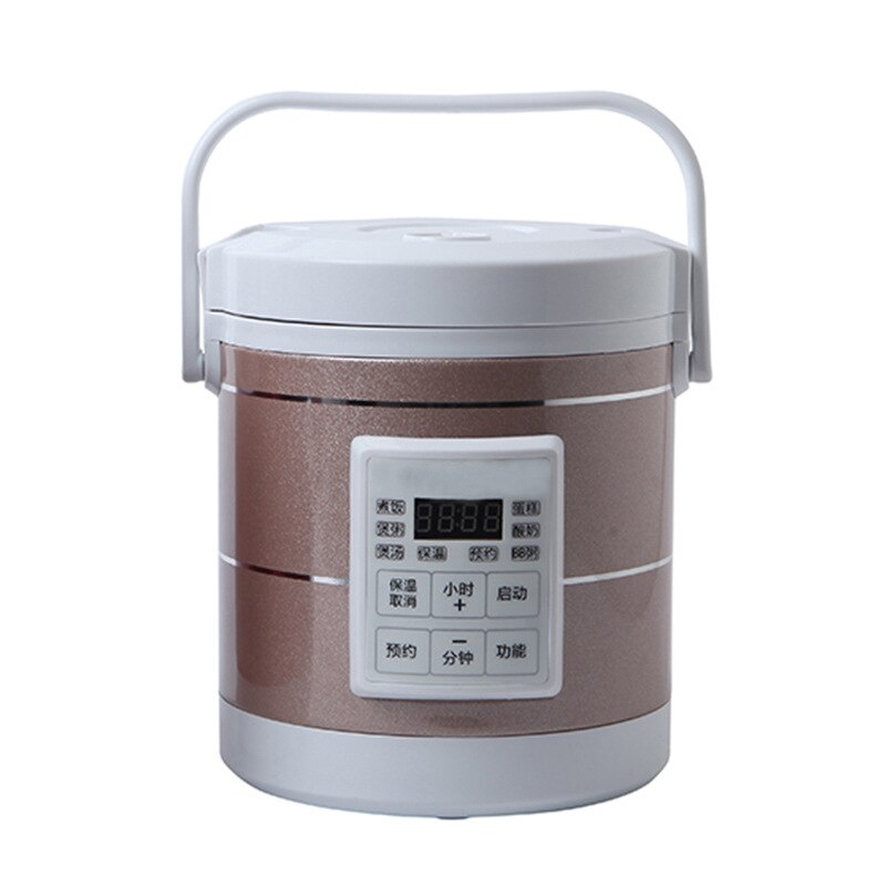 Portable Rice Cooker Non-Stick Heater for Car or Kitchen