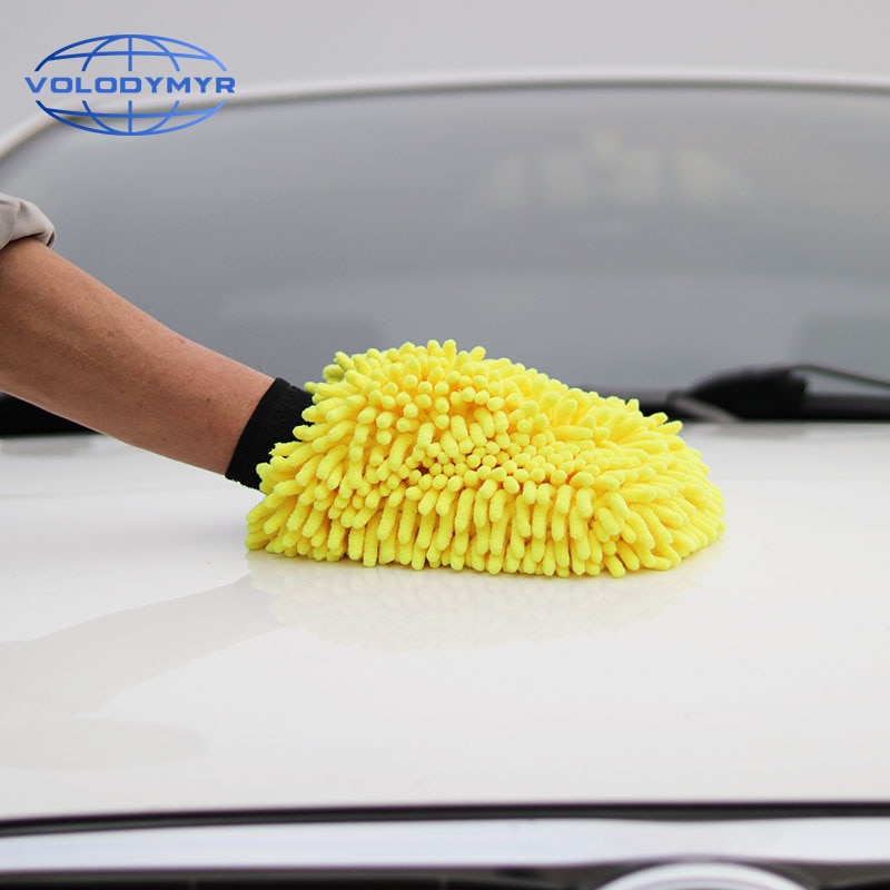 Car Wash Glove Chenille Car Wash Mitt