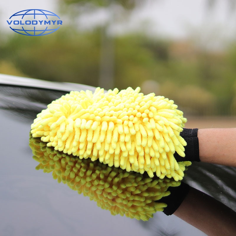 Car Wash Glove Chenille Car Wash Mitt