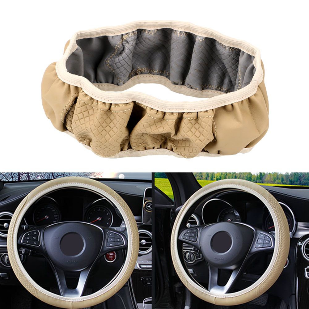 Car Steering Wheel Wrap Cover