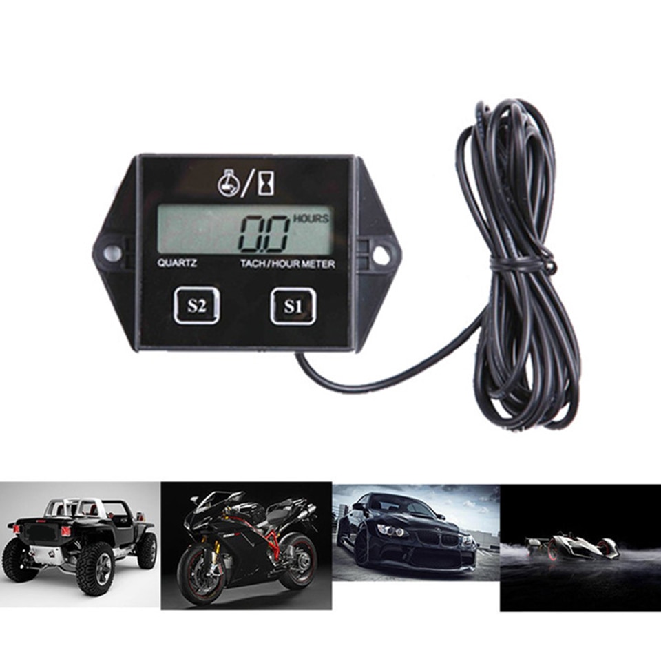 Tachometer Gauge With LCD Display