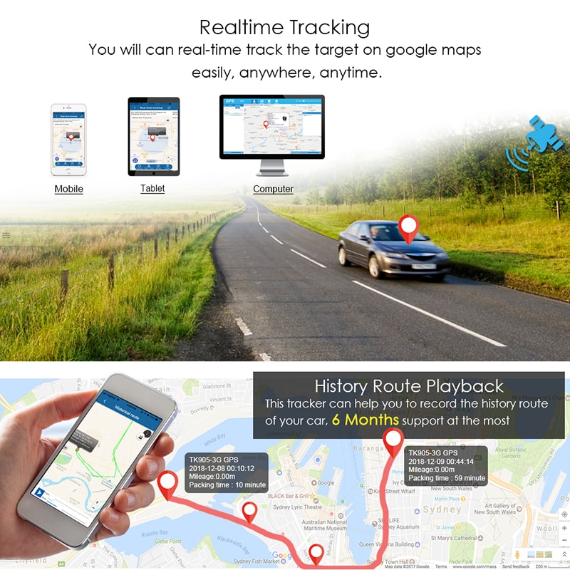 Vehicle GPS Tracker Standby Locator