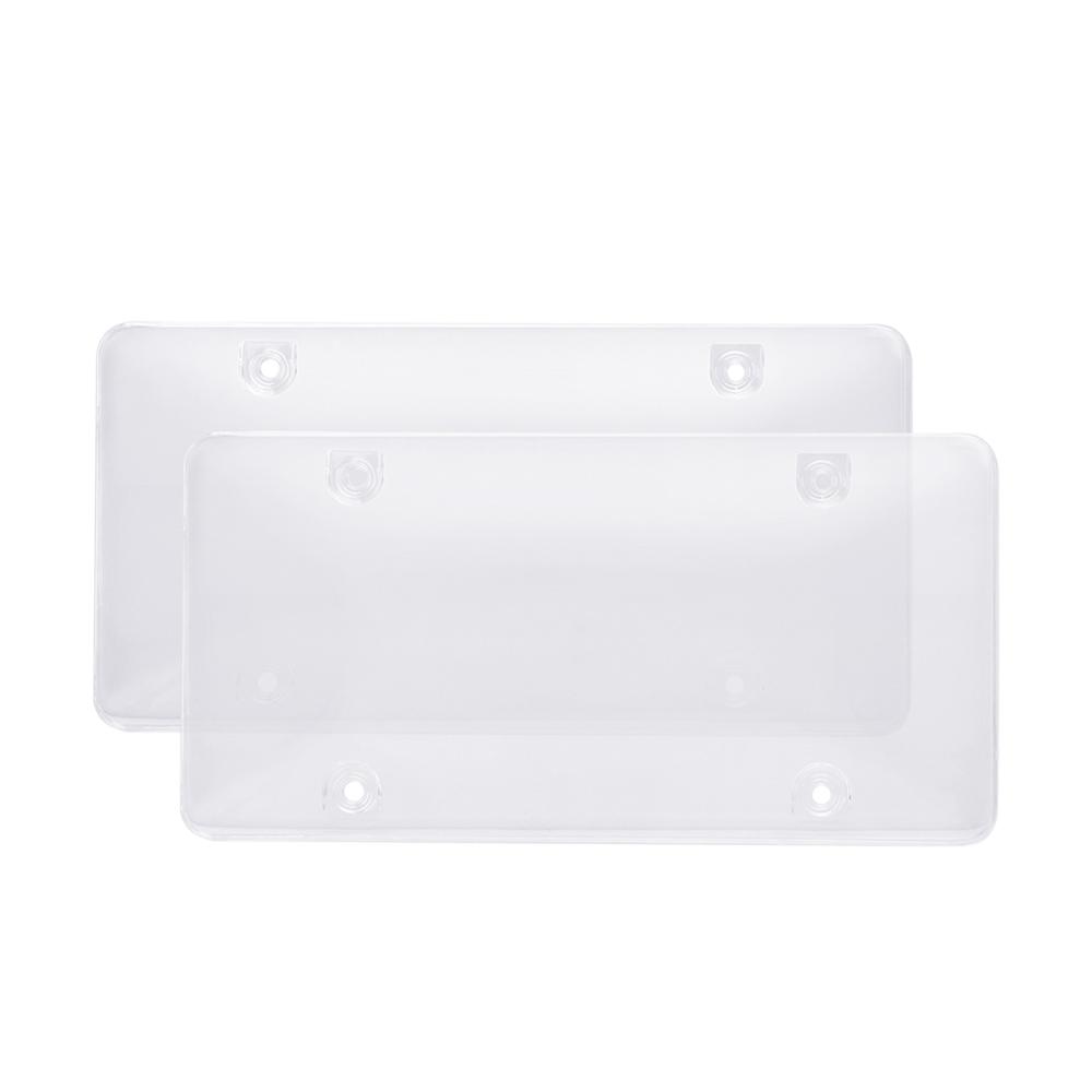Number Plate Cover 2PC Plastic Set