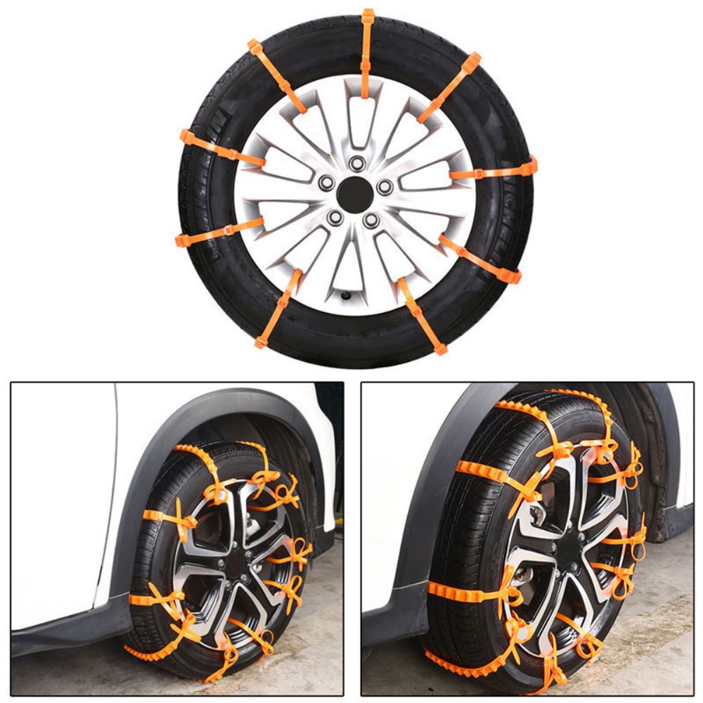 Snow Chains Anti-Slip Tire Wheel Cable (10 PCS)