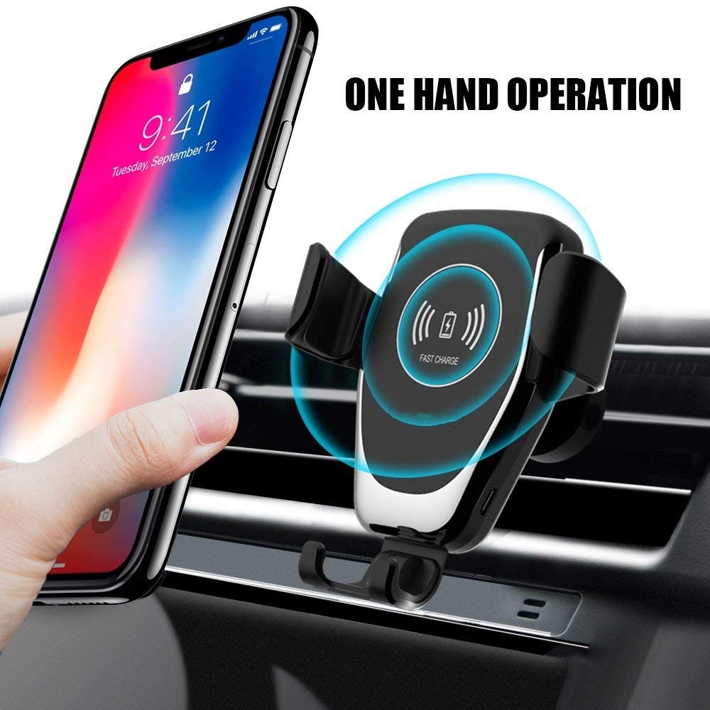 Wireless Car Charger Mount Phone Holder