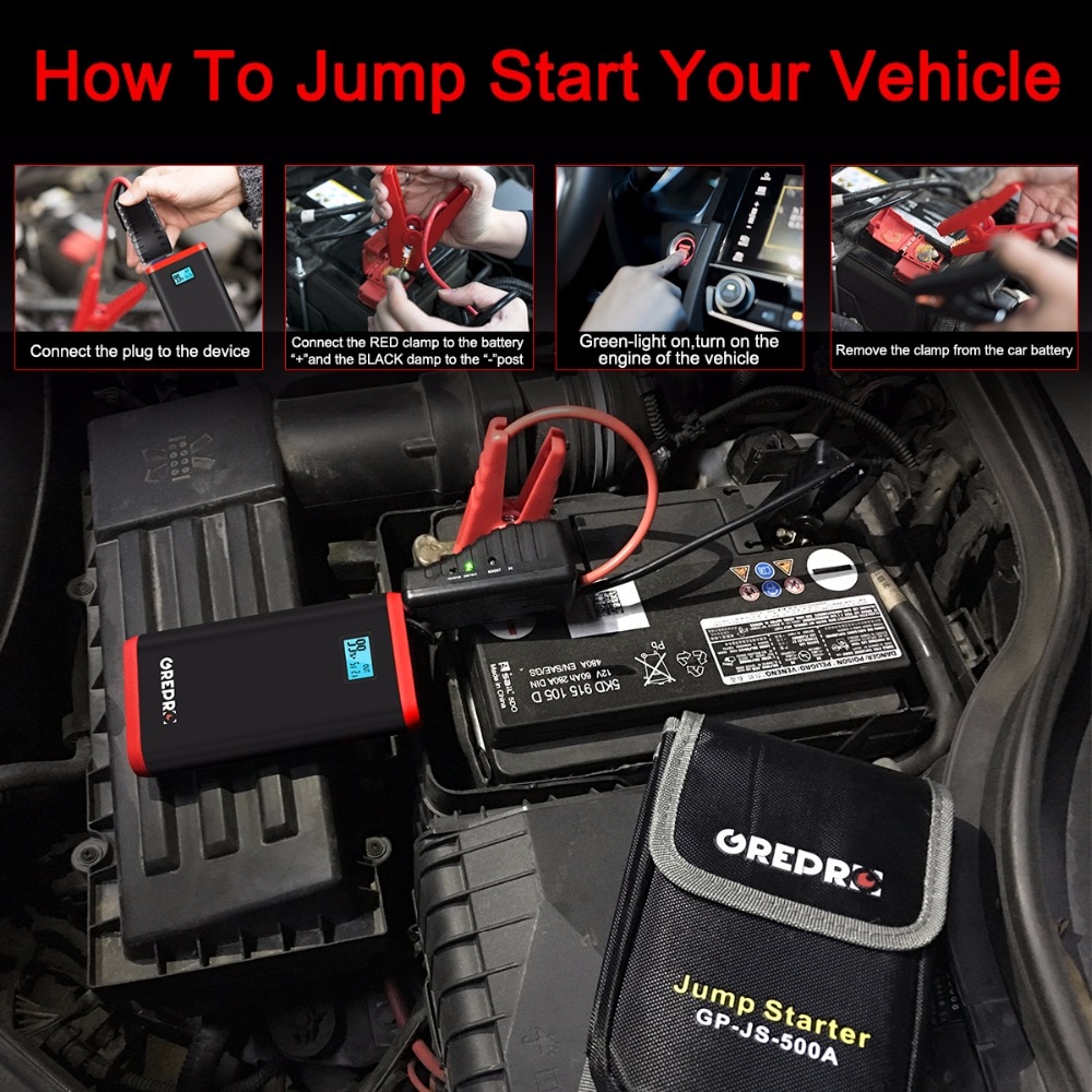 Portable Battery Jumper Car Jump Starter