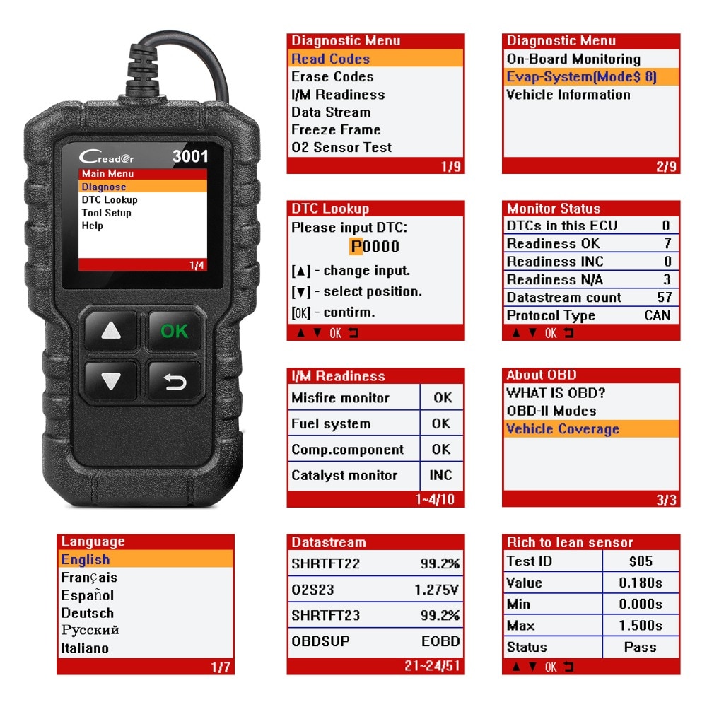 Engine Code Reader Car Diagnostic Tool