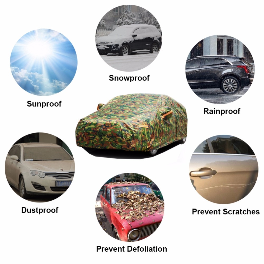 Waterproof Car Cover Camouflage Design