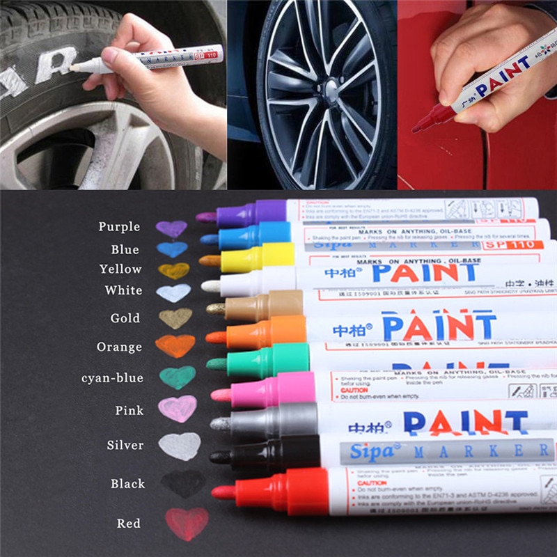 Tire Lettering Pen Repairing Paint