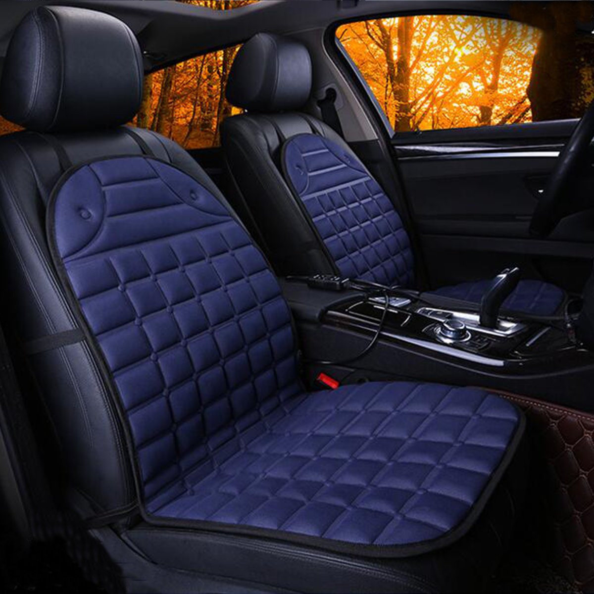 Heated Car Seat Cover Electric Cushion (Set of 2)