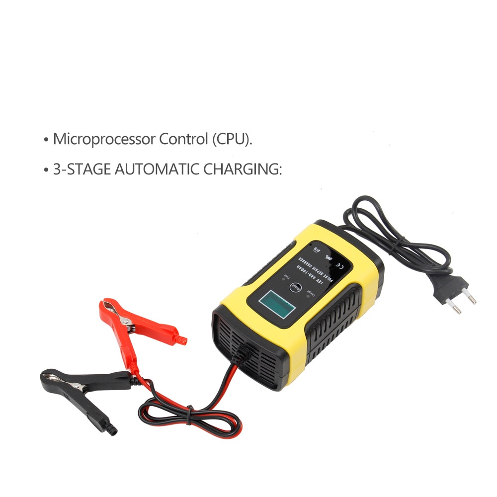 Portable Car Battery Charger Digital Display