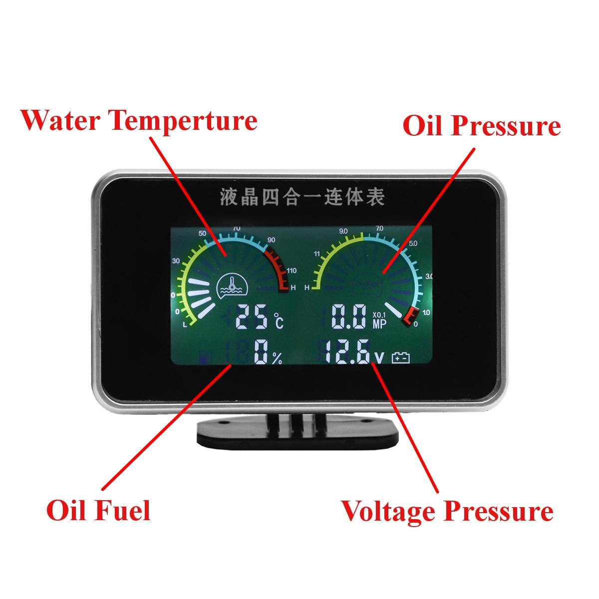 Fuel Pressure Gauge Digital 4-in-1 Tool