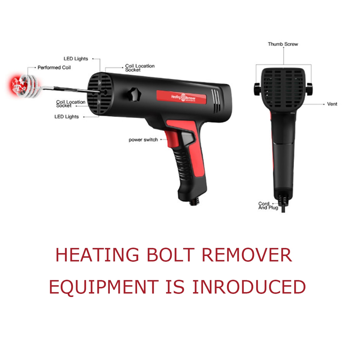 Induction Heater Bolt Remover Tool