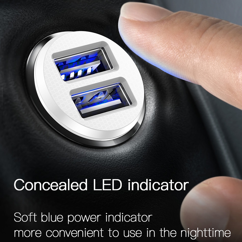 USB Car Charger for Mobile Devices